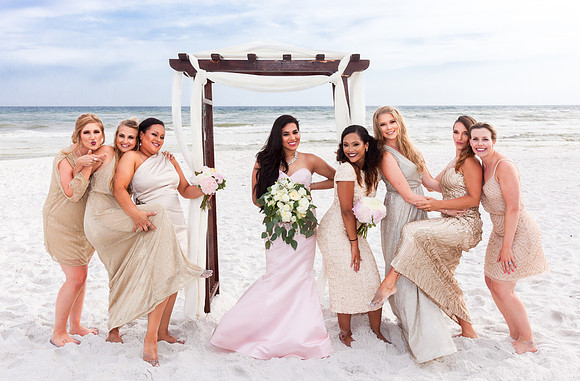 Wedding  fun at Seagrove Beach